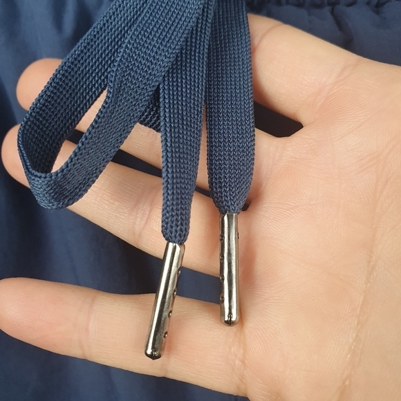 WILLIT Activewear Shorts‎ Drawstring Velcro Pockets Navy Blue Women's Size XL - Picture 5 of 8